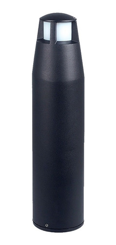 Farol Piso Hongo Exterior G9 Aluminio Negro  50cm 6025 Fw