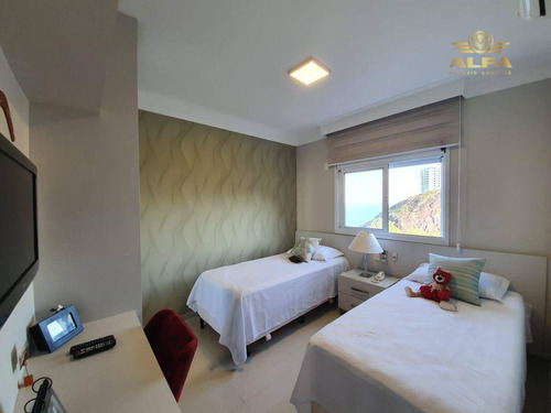 Imagem 17 de 30 de Apartamento De Frente Para O Mar Na Praia Da Enseada Com 4 Dormitórios, Varanda Gourmet, Prédio Com Lazer E 3 Vagas, Guarujá. - Ap1499