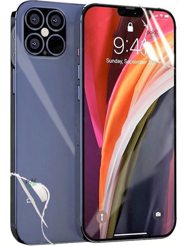 Imagen 1 de 8 de Protector Hidrogel Frente + Dorso iPhone | Todos Los Modelos