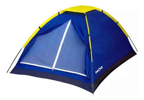 Barraca De Camping Para 2 Pessoas Azul Tela Mosquiteiro Mor