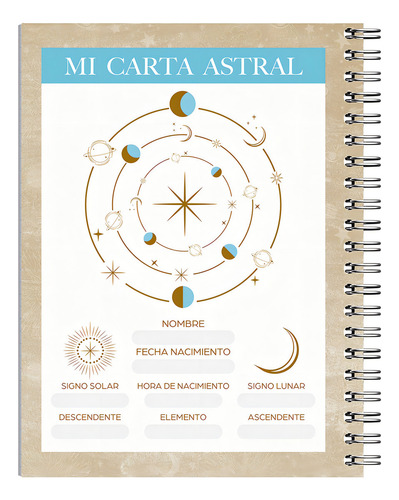 Cuaderno Profesional Upak Astrology Cdo Gde 100 Hojas Color Índigo