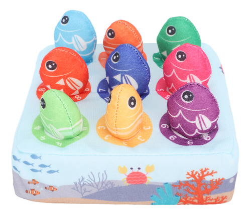 Juguete De Pesca Para Niños De Tela De Colores A Juego Con N