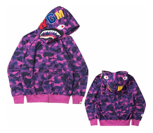 Sudadera Con Capucha Tiburón Mono Suéter De Algodón