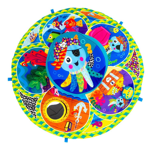 Lamaze Spin And Explore Baby Gym And Tummy Time - Alfombrill
