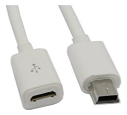 Cable De Extensión Micro Usb A Mini Usb Zdycgtime Micro Usb