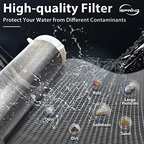 Filtro Agua Casa Ispring Wsp-50, 50 Micrones, Latn Sin Plomo