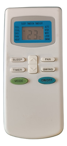 Control Remoto Para Aire Acondicionado James Ref104