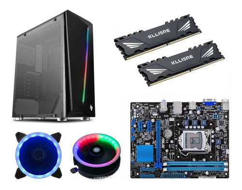 Computador Gamer I5 8gb Xrf Rx560 4gb 128bits Hd 1 Tb