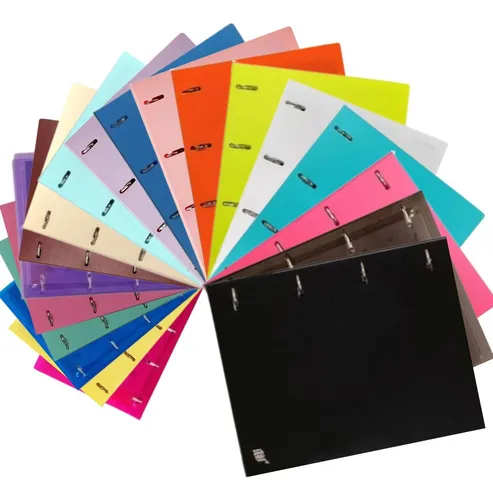 Caderno Argolado Tipo Fichário Com Folhas E Divisórias A4 B5