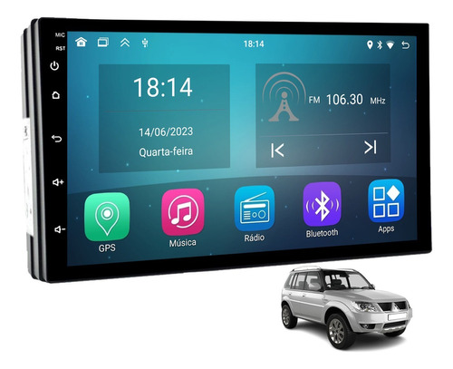 Central Multimidia Pajero Tr4 Adak Android Wifi Gps Camera 