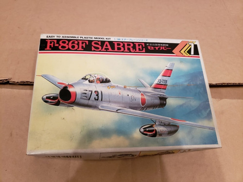 F-86f Sabre Made In Japan 1/100 Kit