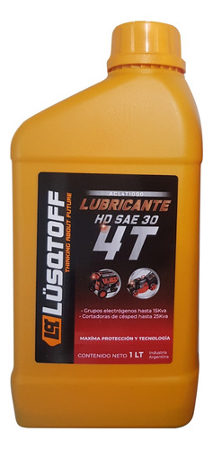 Aceite Hd Sae30 Lusqtoff Para Motores 4t 1l