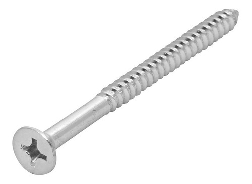 Tornillo Para Madera De 2 Pulgadas Plata 8 Piezas