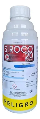 comprar Insecticida Siroco 20 Cipermetrina Plagas Urbanas 1 Litro