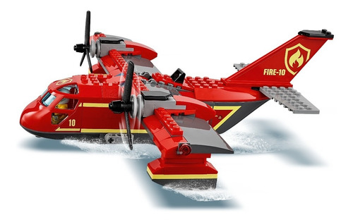 Lego City 60217 Avion De Bomberos 363 Piezas