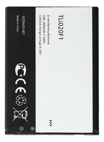 Bate Para Alcatel Pop 2 U5 C7 Ot7040 Idol 2 Mini Tli020f1