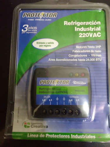 Protector De Voltaje Refrigeración Y Aa 220 V Cable A Cable 