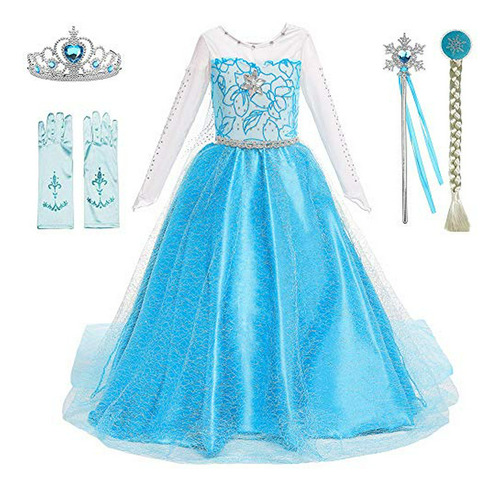 Vestido Princesa Fiesta Cumpleaños Con Accesorios 2-3t(q89,100)