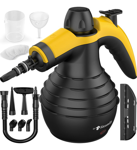 Limpiador De Vapor De Mano Multisuperficie Con 11 Accesorios