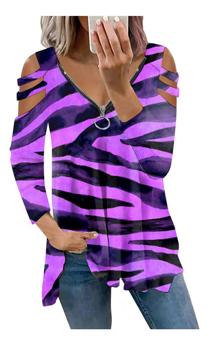 Sudadera Capucha Cordon Para Mujer Camiseta Bloque Color