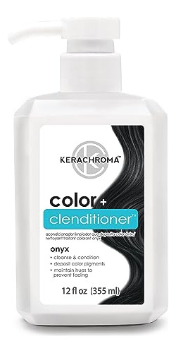 Tinte Para Cabello Keracolor Clenditioner Onyx, Color Semipe