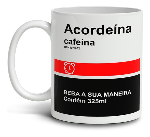 Caneca Xícara Remédio Acordeína Zoeira Divertida Engraçada