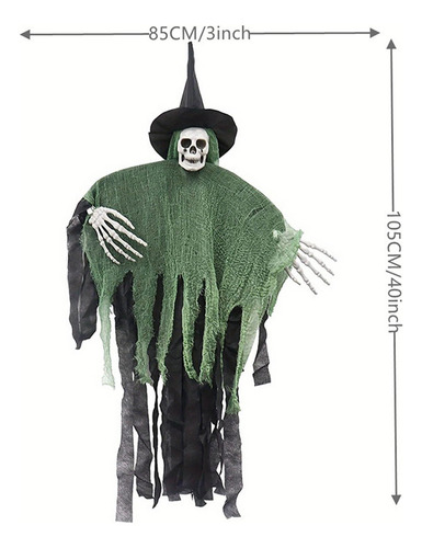 Esqueleto Colgante Esqueleto Fantasma Colgante Bruja Volador