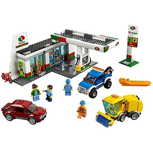 Kit De Construccion De Estacion De Servicio De Lego City Tow