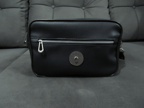Cartera Bandolera Conan Bimba Eco Cuero Negro Con Cierre