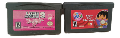 Dora La Exploradora + Lizzie Mcguire 3 Nintendo Gameboy Adv (Reacondicionado)