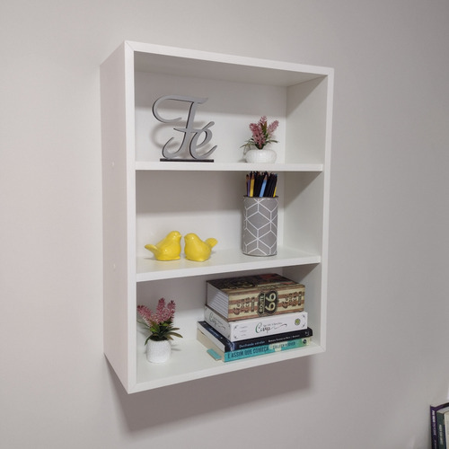 Nicho com compartimeto secreto para notebook trava magnética Celo Multi cor branco