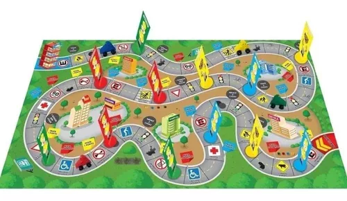 Jogo De Tabuleiro Infantil É Proibido Estacionar Carrinhos