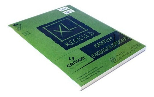Block Canson Xl Recycled Sketch Reciclado 22.9x30.5cm 74 G