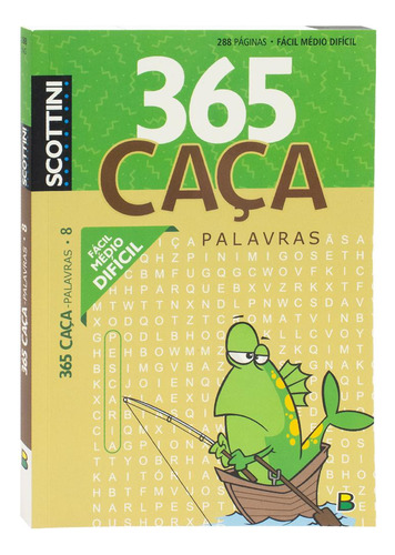 Scottini 365 Caça-palavras (288p) N.8, De Todolivro. Editora Brasileitura, Capa Mole, Edição 1 Em Português, 2024