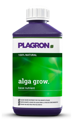 Alga Grow Plagron 250ml Fertilizante Organico Crecimiento