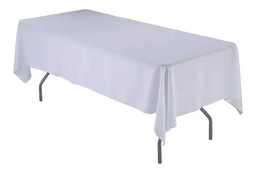 Alquiler Mantel De Tela Blanco Mesa De 2mts X 0.95mts G P