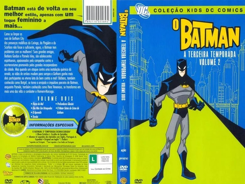 Dvd O Batman A Terceira Temporada Vol 2 - Warner