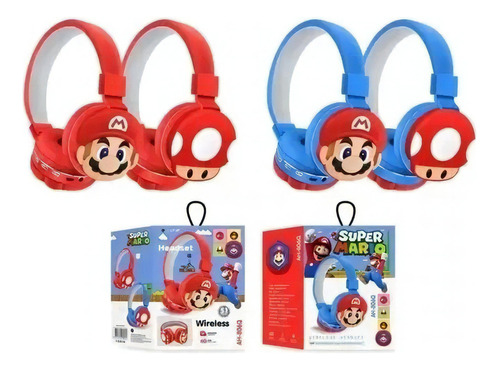 Audífonos Bluetooth Super Mario Bros Inalámbricos