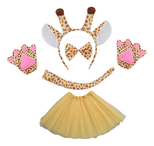 Diadema Con Diadema Para Disfraz De Jirafa Animal Para