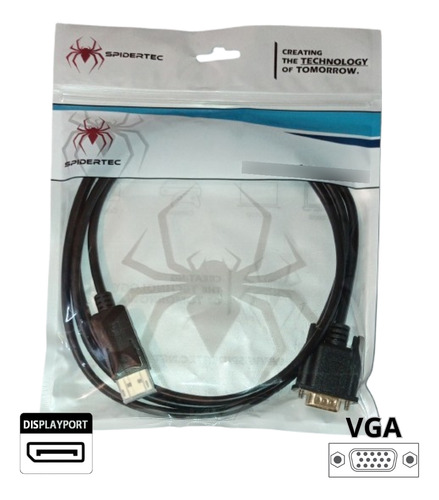 Cable Display Port A Vga 15 Pines 1.8mtrs