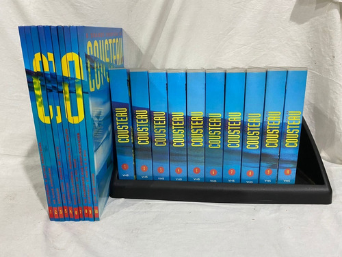 Coleção Livro + Vhs A Grande Aventura De Cousteau Vol 1 A 10