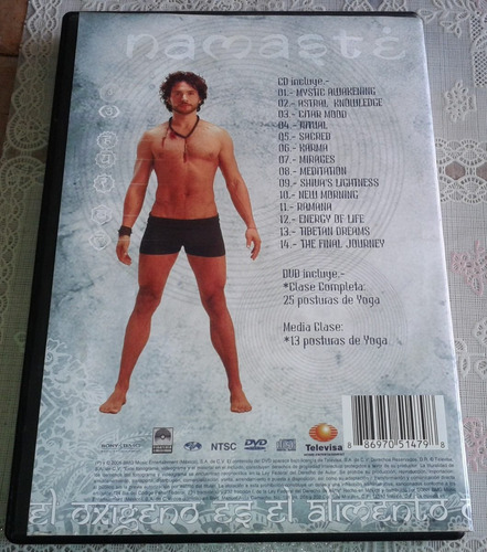 Alejandro Maldonado Yoga Respira Profundo Namaste Cd/dvd | MercadoLibre
