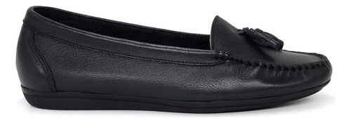 Zapato Mocasin De Dama Par&ss Kn24i2-02 Negro