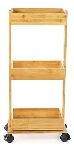 Topzea Slim Storage Cart, 3 Niveles Rolling Utility Cart En