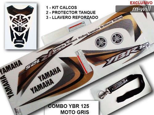 Set Calcos Tipo Original Yamaha 125 Ed Con Cubretanque