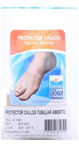 Protector De Callos Tubular Abierto T. Md