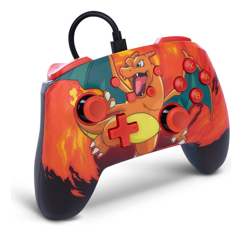 Power Control Alambrico Nintendo Switch Charizard Vortex Color Multicolor