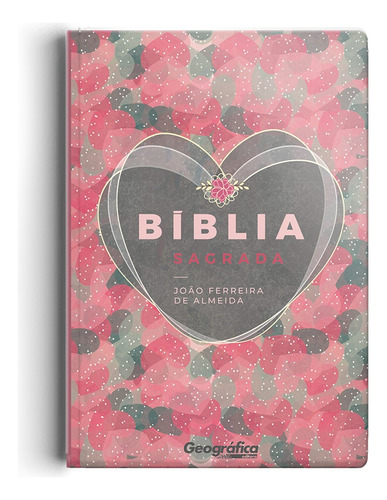 Bíblia RC GG Semi Luxo Coração, de Almeida, João Ferreira de. Geo-Gráfica e Editora Ltda, capa dura em português, 2021