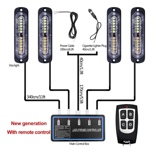 Ease2u - Luz Led Remolque, 12 V, Led, Izquierda Derecha...