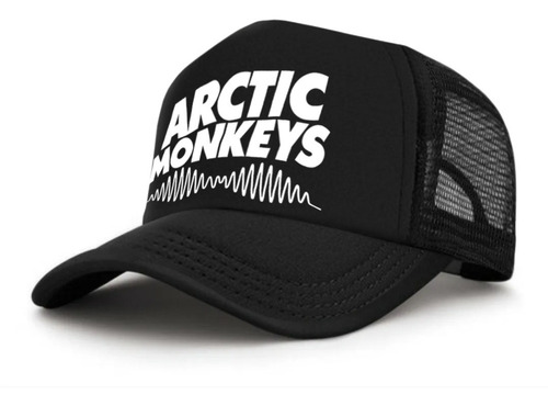 Gorra Arctic Monkeys Rock Malla Ajustable Broche De Plástico